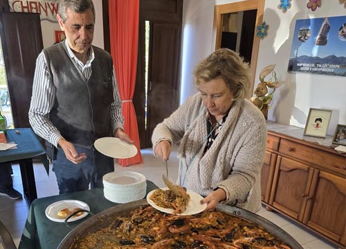 Comida solidaria de Navidad